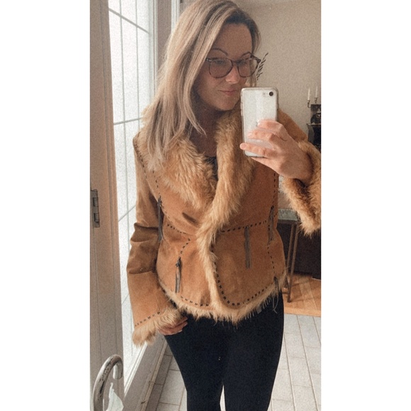 Collection B - Vintage real leather coat - Medium - Picture 8 of 8